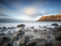 Sunset at Unstad beach