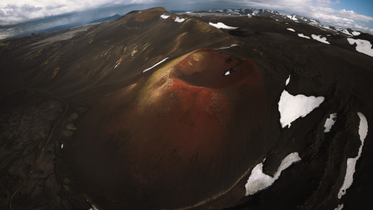 the red crater