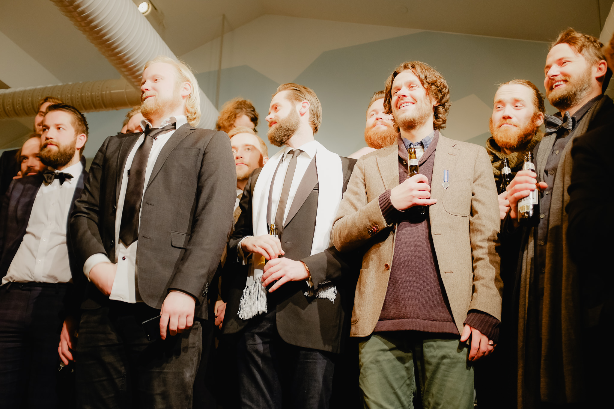 20131102-iceland-airwaves-13-fuji-5936-2048 Der Bartónar male choir of kaffibarinn nach dem Off Venue-Auftritt im Loft Hostel - Iceland Airwaves 2013